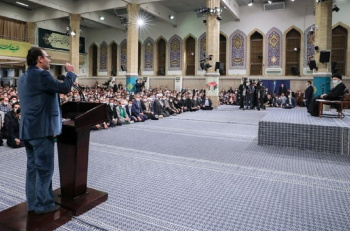 در دیدار مداحان اهلبیت(ع) ۱۴۰۱/۱۰/۲۲